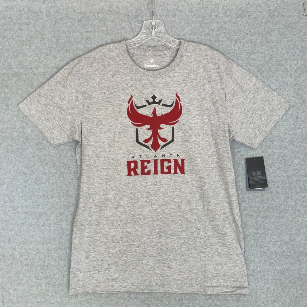 NEW Fanatics Overwatch League Atlanta Reign T-Shirt Mens Large Gray Graphic NWT
